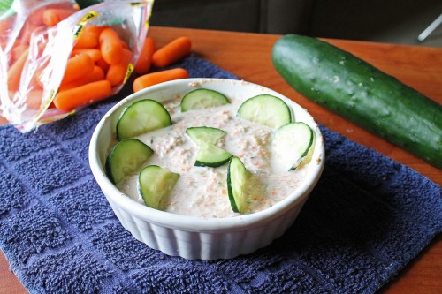 Carrot Cucumber and Nut Yogurt Dip 3--010713
