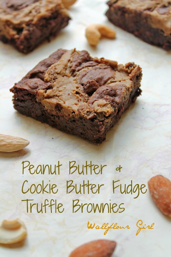 PB Cookie Butter Fudge Truffle Brownies 12--091213